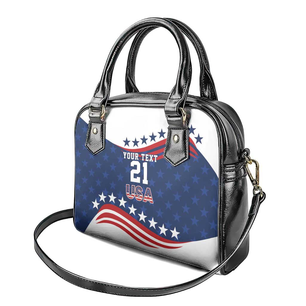 United States Pacific Rugby Custom Shoulder Handbag USA Classic Sporty Pattern LT9