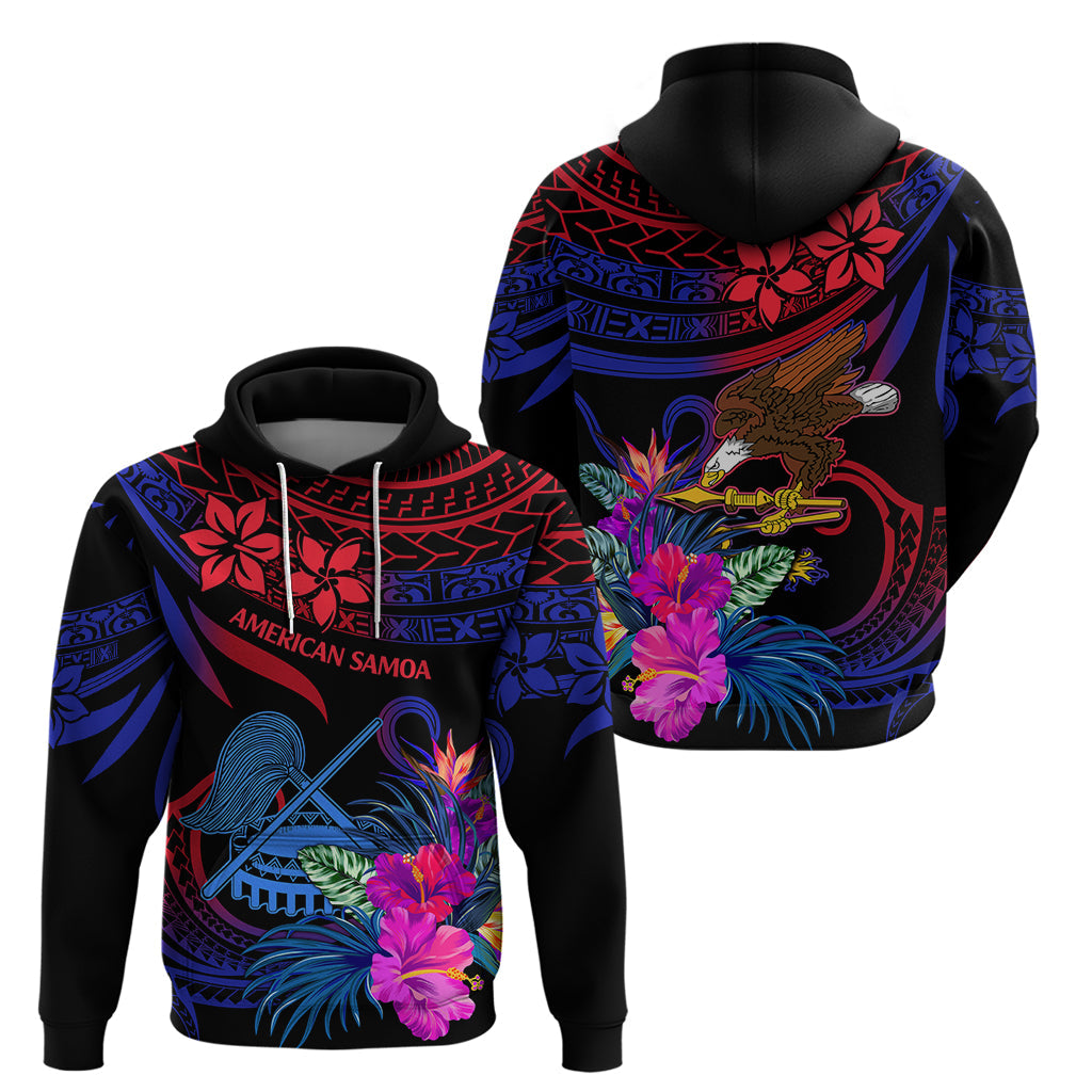 American Samoa Hoodie Manu'a Cession Day Polynesian Tribal LT9