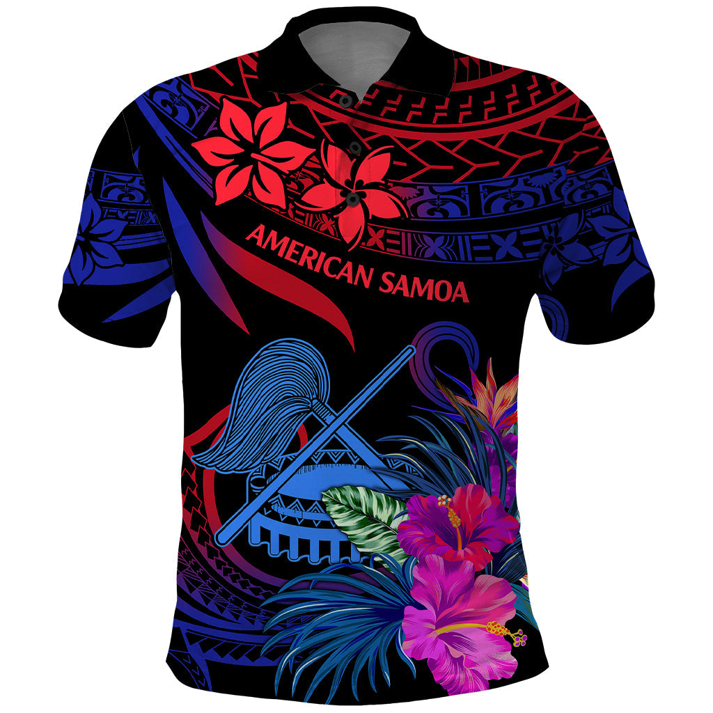 American Samoa Polo Shirt Manu'a Cession Day Polynesian Tribal LT9
