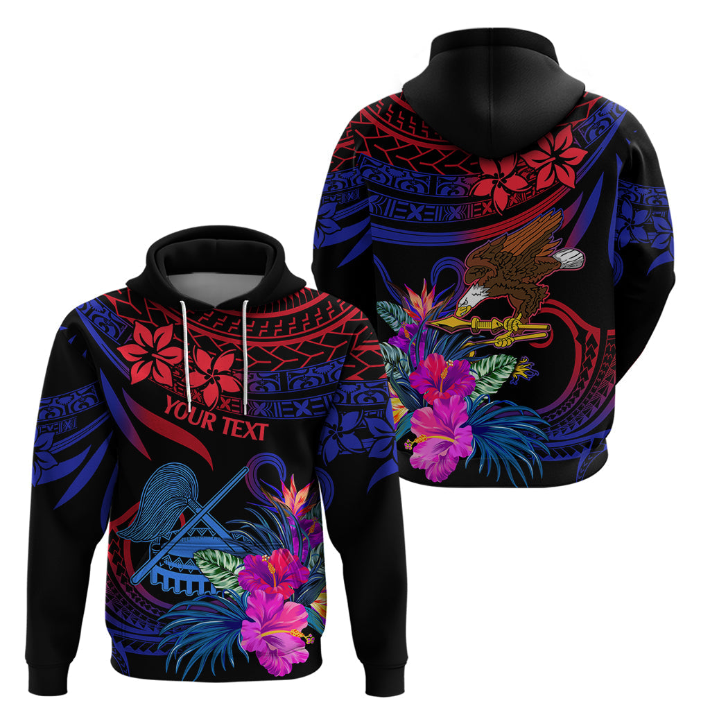 Custom American Samoa Hoodie Manu'a Cession Day Polynesian Tribal LT9