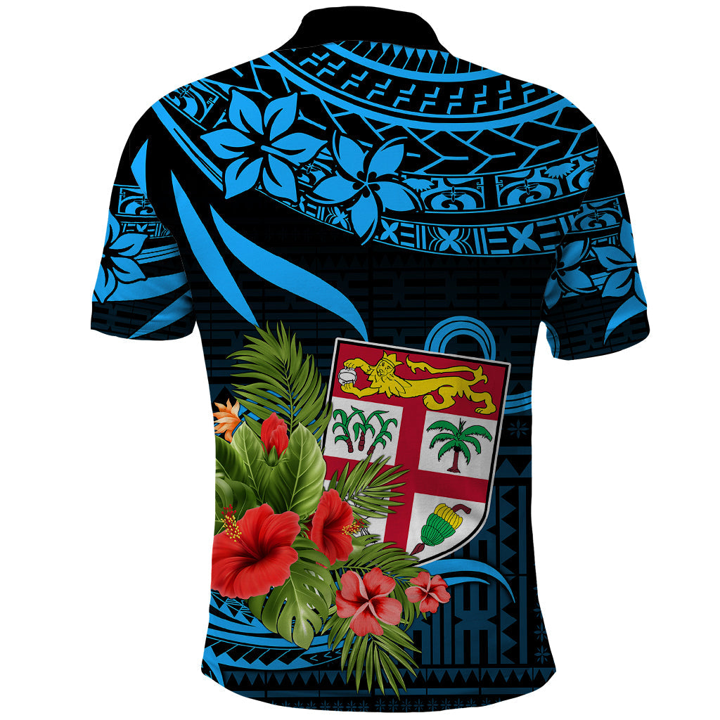 Fiji Islands Polo Shirt With Polynesian Tribal Happy National Day LT9