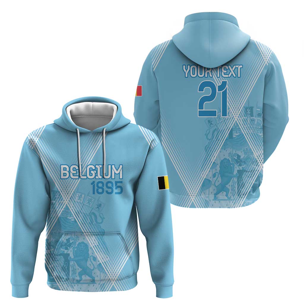 Custom Belgium 1895 Football Hoodie De Rode Duivels Come Together LT9