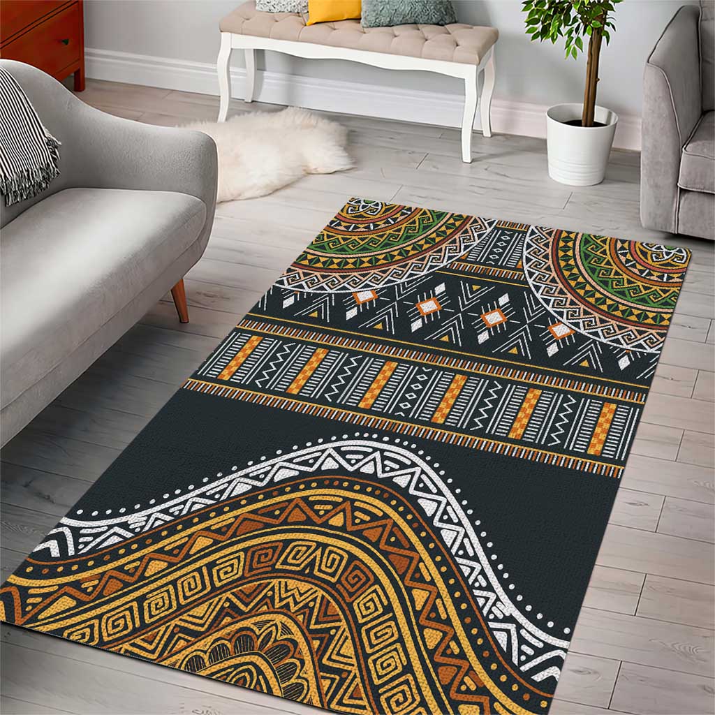 Afro Ethnic Native Pattern Area Rug LT9