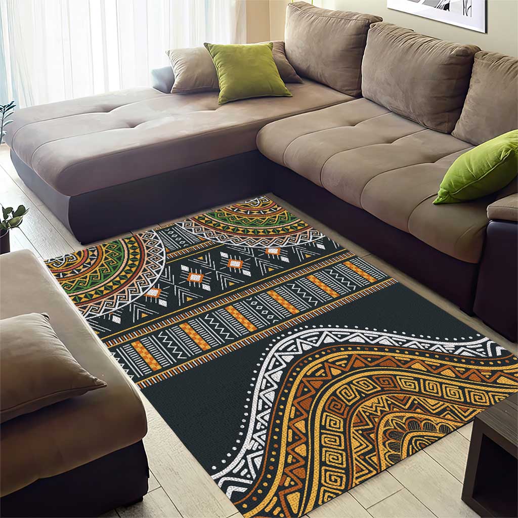 Afro Ethnic Native Pattern Area Rug LT9