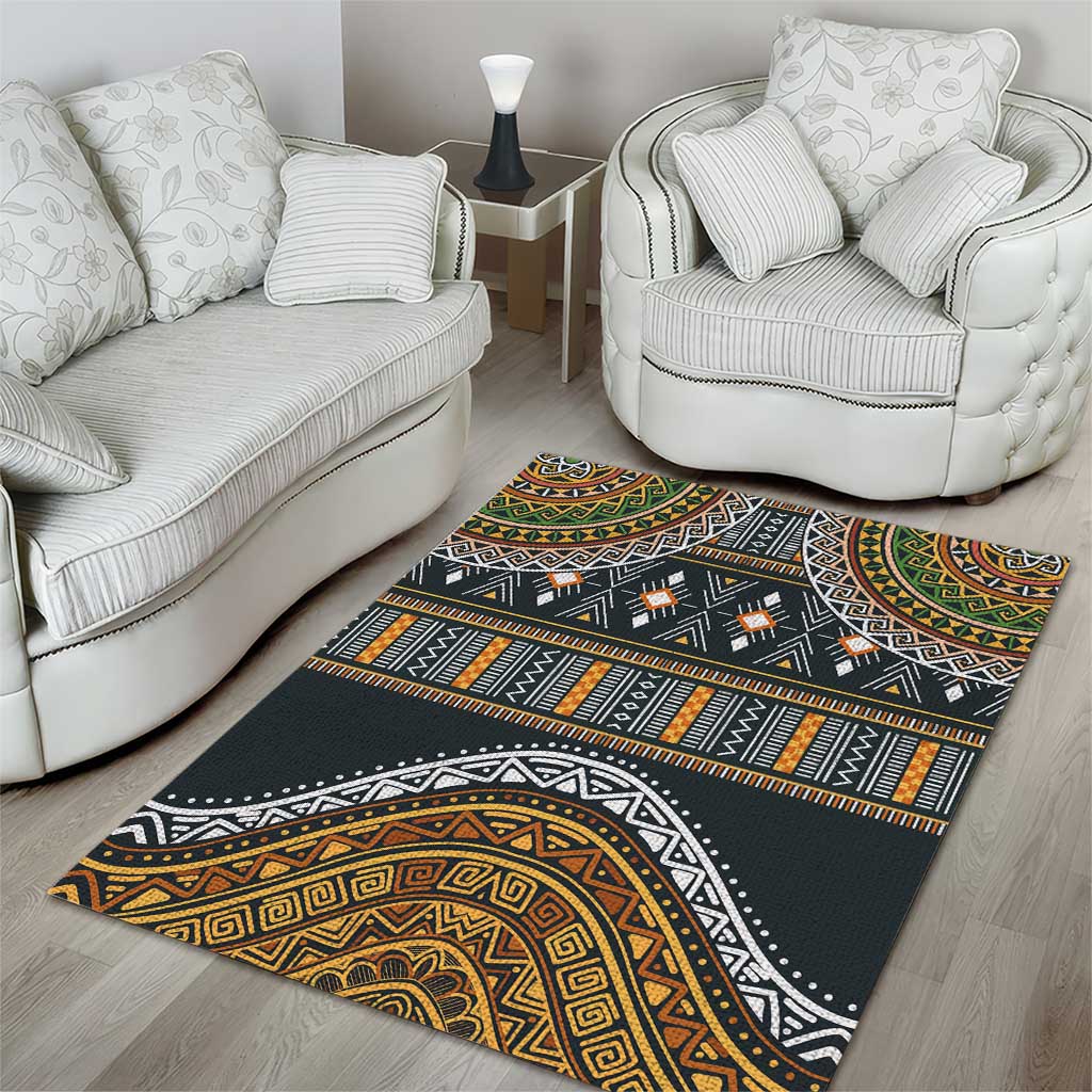 Afro Ethnic Native Pattern Area Rug LT9
