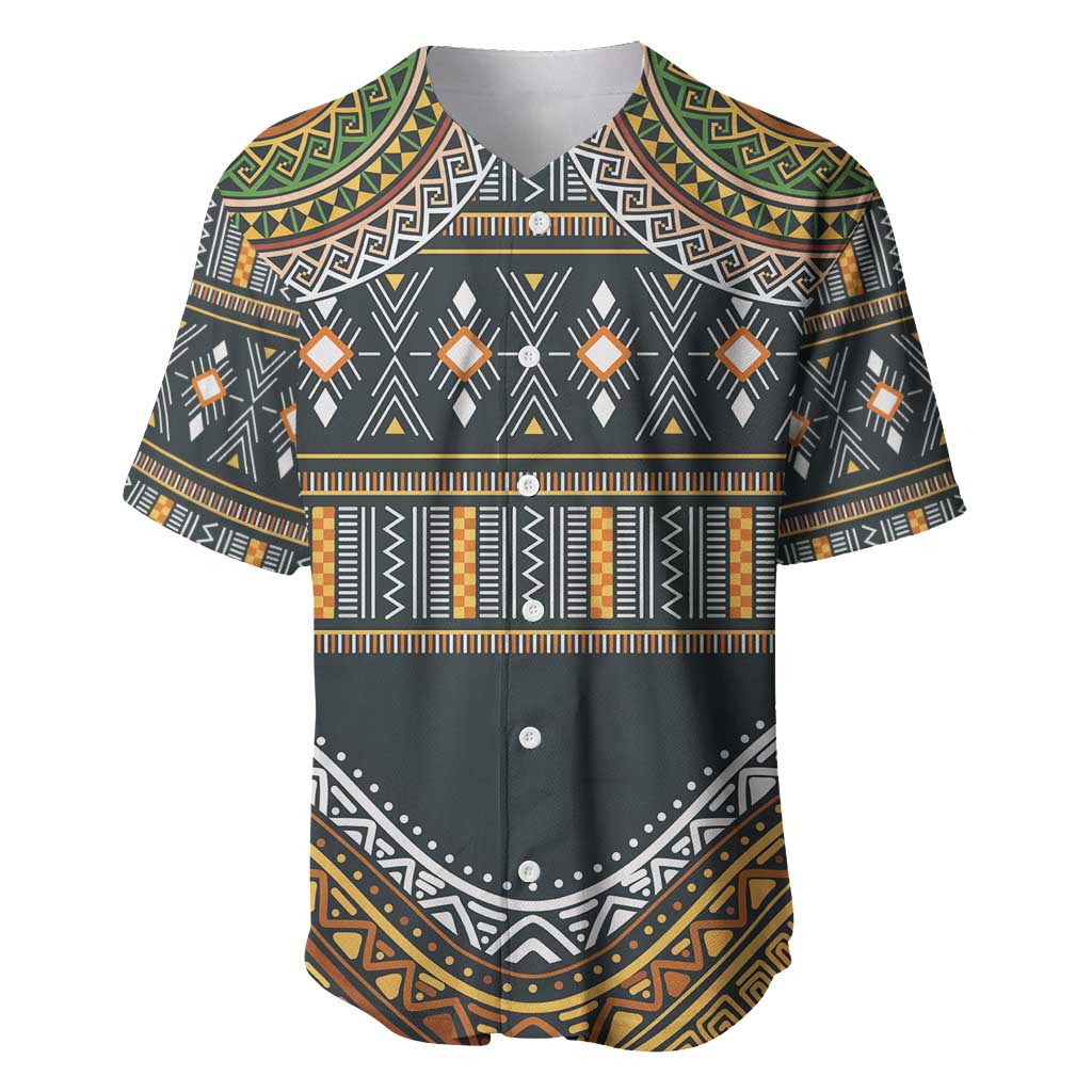 Afro Ethnic Native Pattern Baseball Jersey LT9