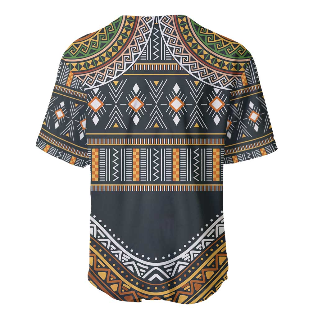 Afro Ethnic Native Pattern Baseball Jersey LT9