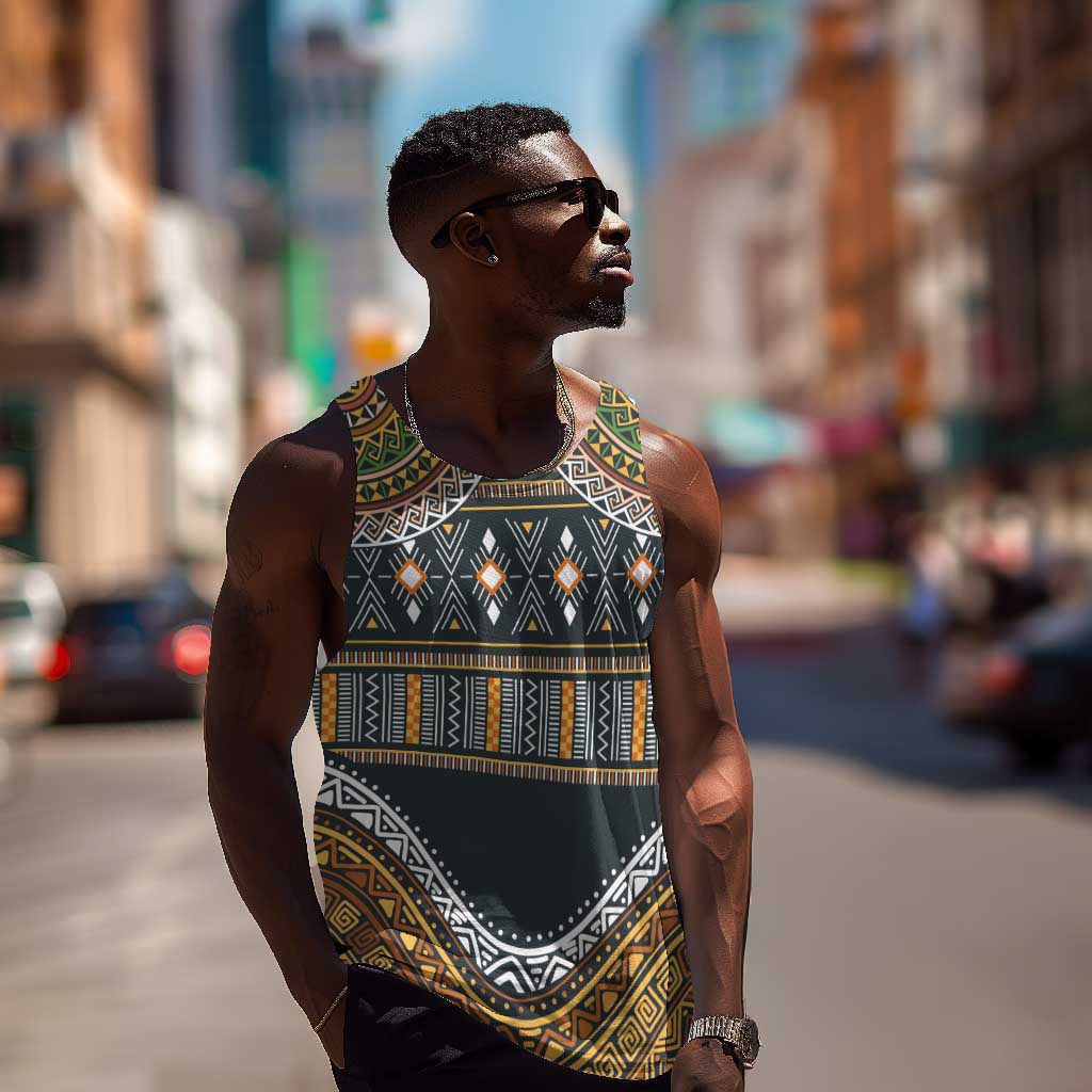 Afro Ethnic Native Pattern Men Tank Top LT9