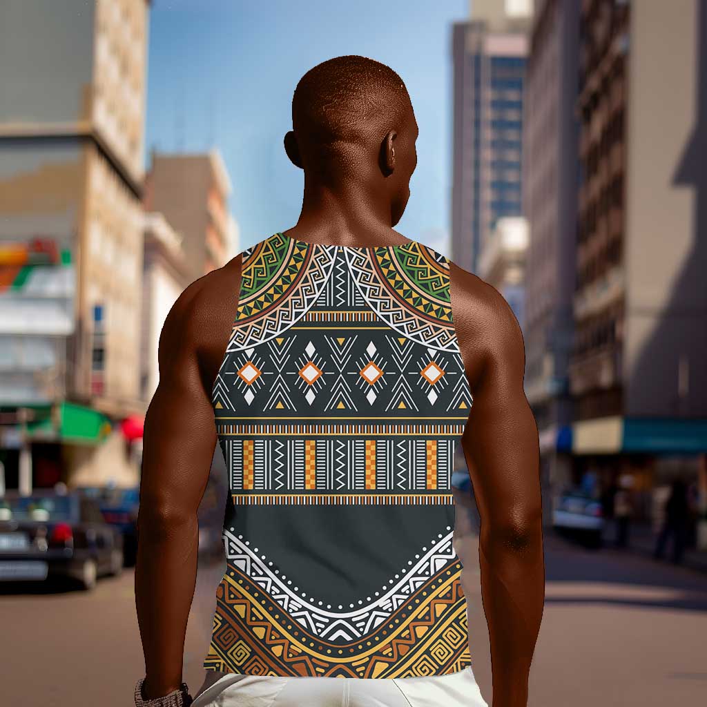Afro Ethnic Native Pattern Men Tank Top LT9