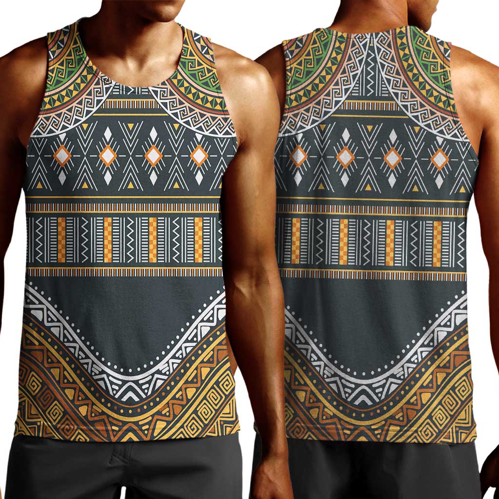 Afro Ethnic Native Pattern Men Tank Top LT9