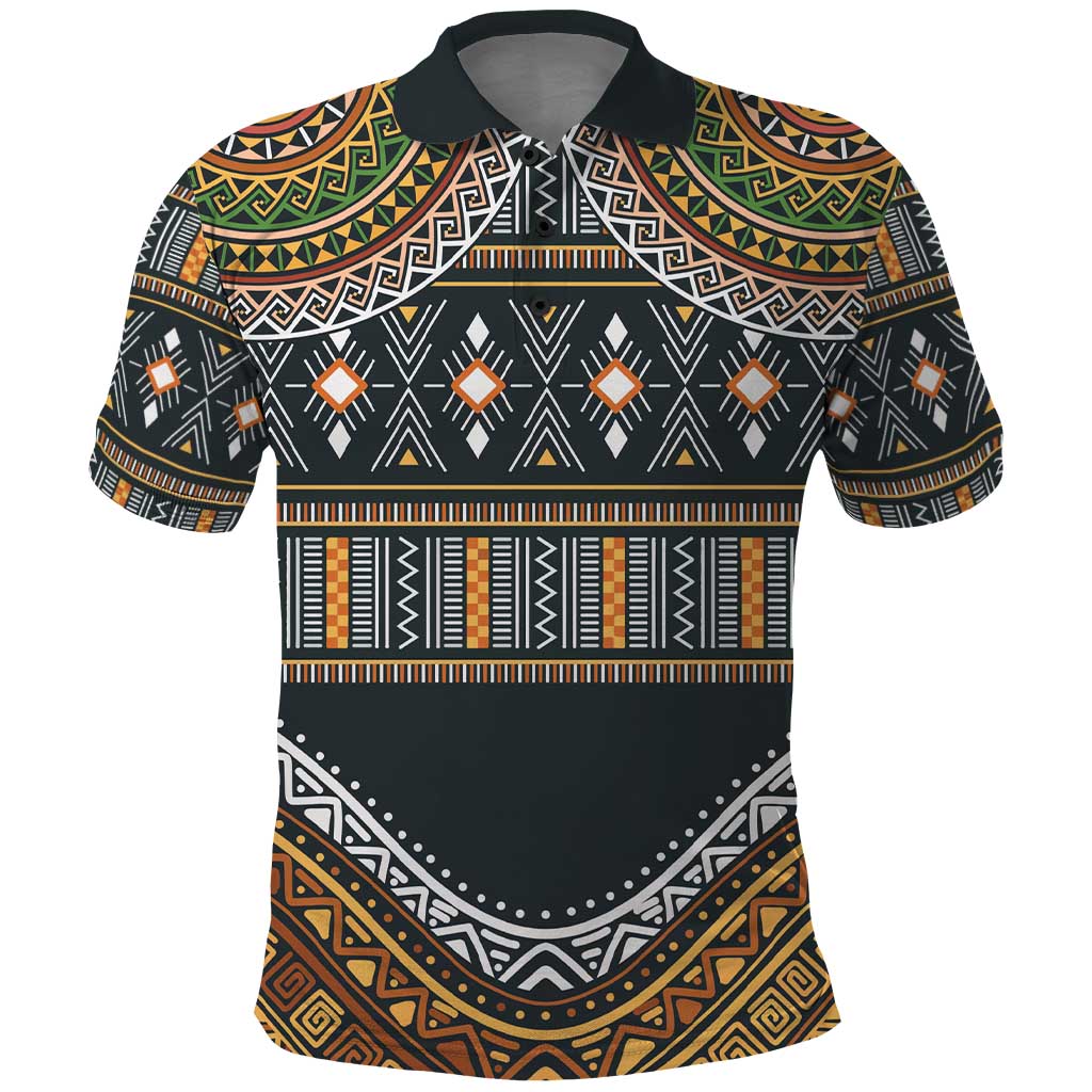 Africa Ethnic Native Pattern Polo Shirt LT9