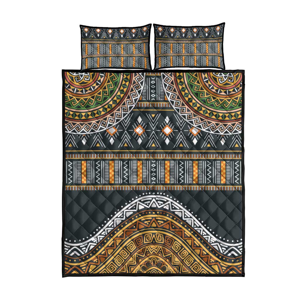 Afro Ethnic Native Pattern Quilt Bed Set LT9