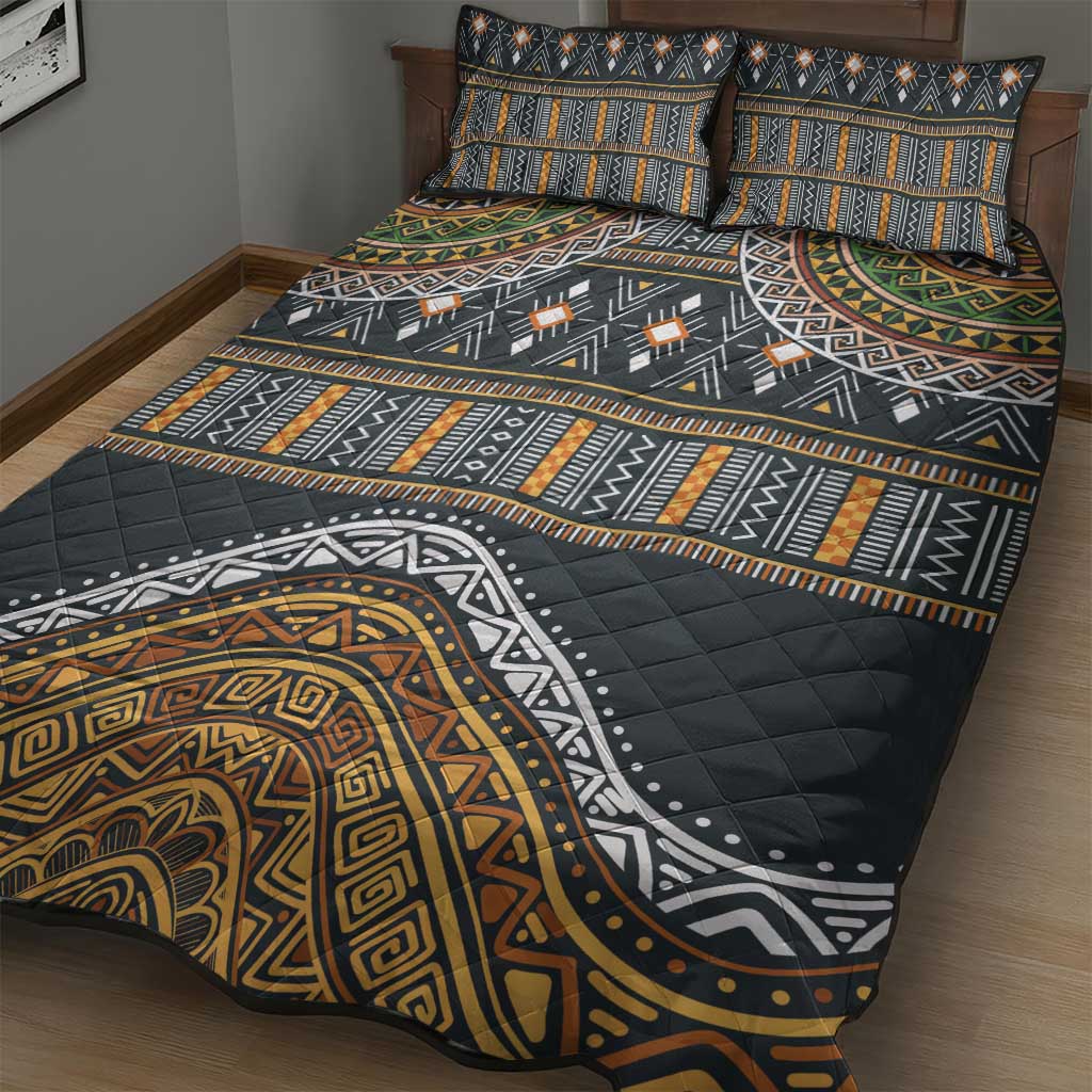 Afro Ethnic Native Pattern Quilt Bed Set LT9