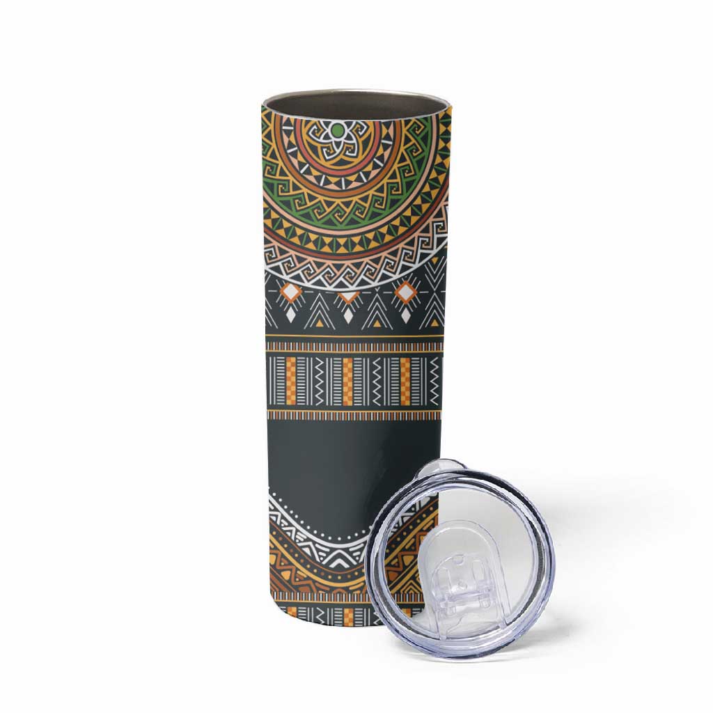 Afro Ethnic Native Pattern Skinny Tumbler LT9