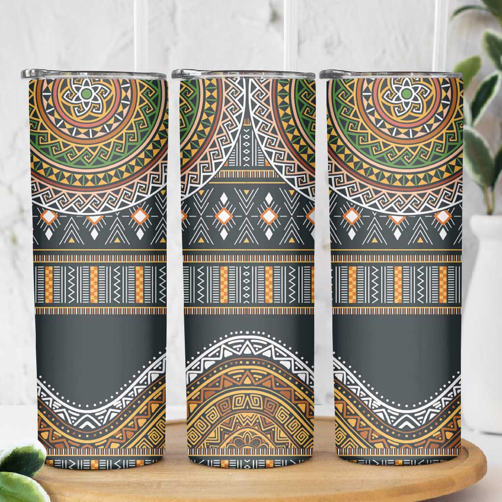 Afro Ethnic Native Pattern Skinny Tumbler LT9