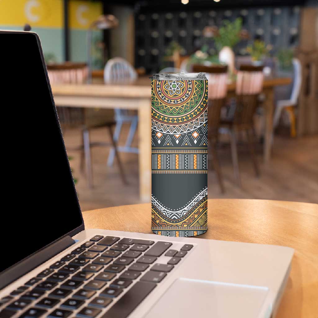 Afro Ethnic Native Pattern Skinny Tumbler LT9