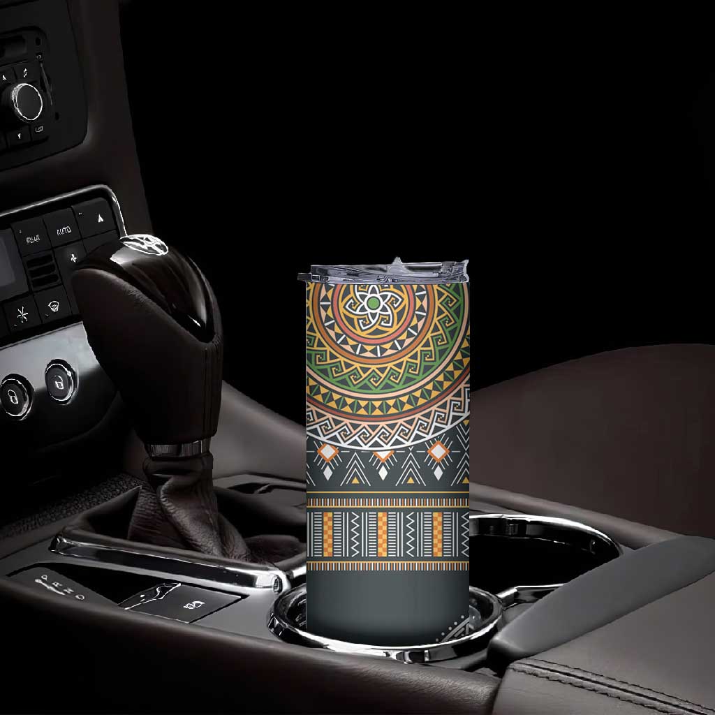 Afro Ethnic Native Pattern Skinny Tumbler LT9