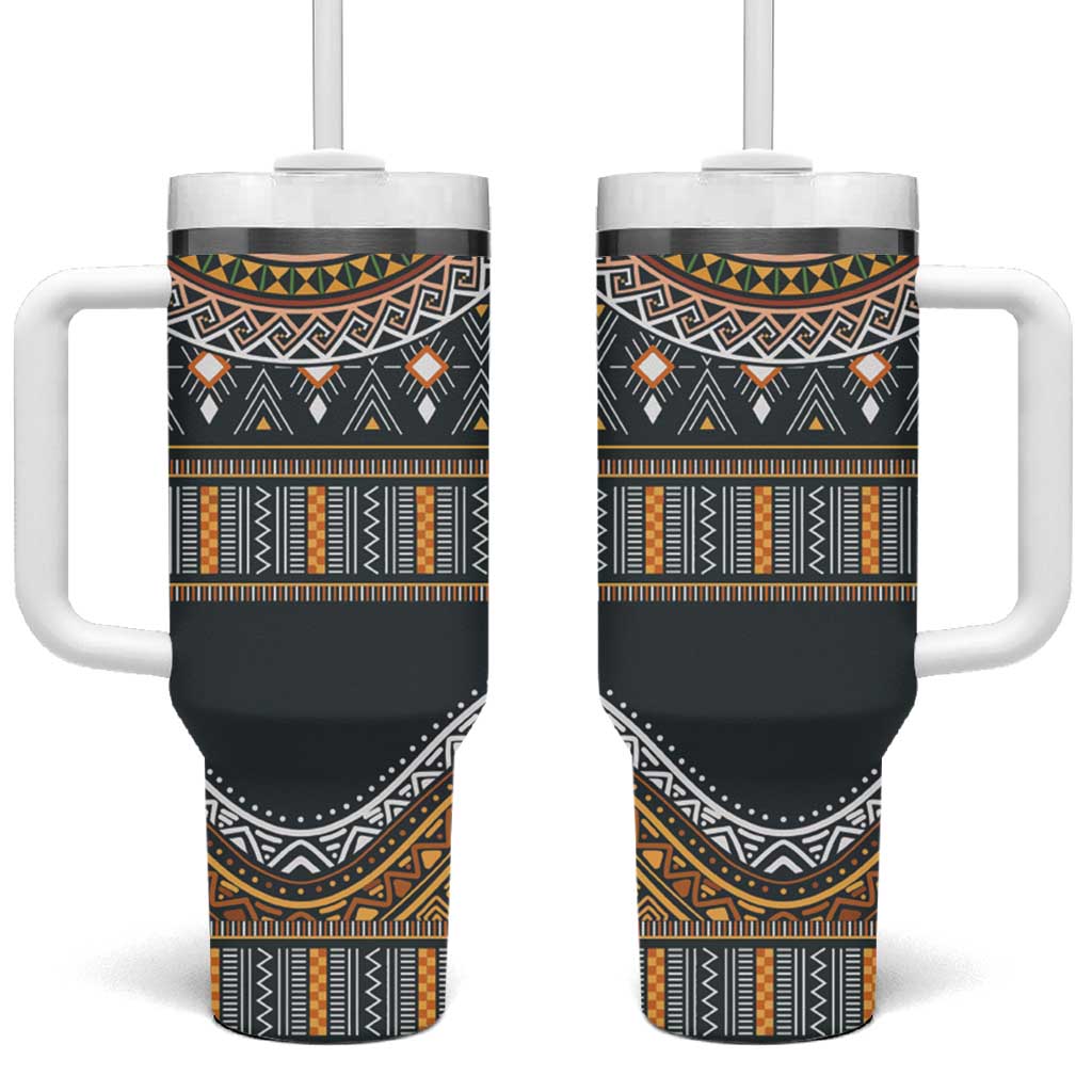 Afro Ethnic Native Pattern Tumbler With Handle LT9
