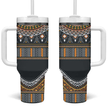 Afro Ethnic Native Pattern Tumbler With Handle LT9