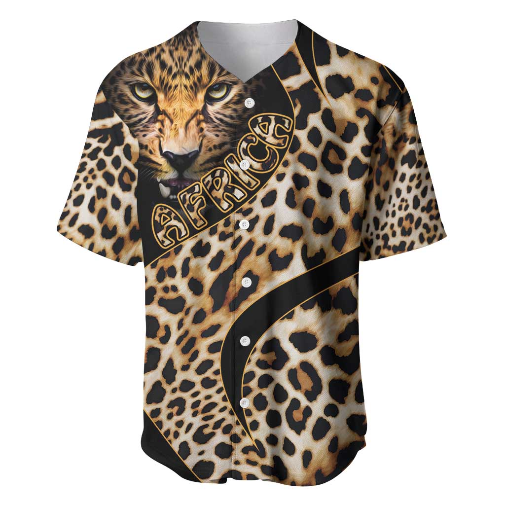 Afro Leopard Skin Pattern Baseball Jersey Version 01 LT9