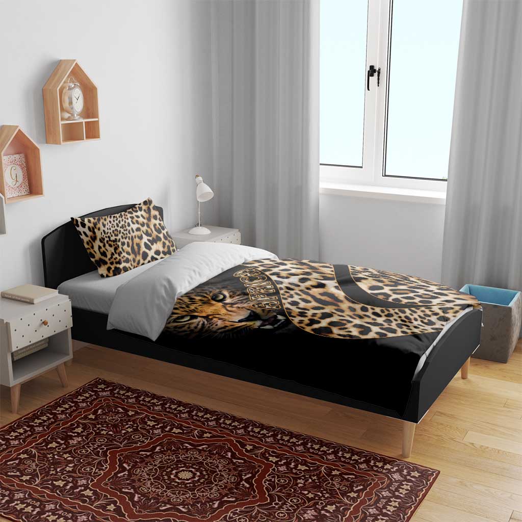 Afro Leopard Skin Pattern Bedding Set Version 01 LT9