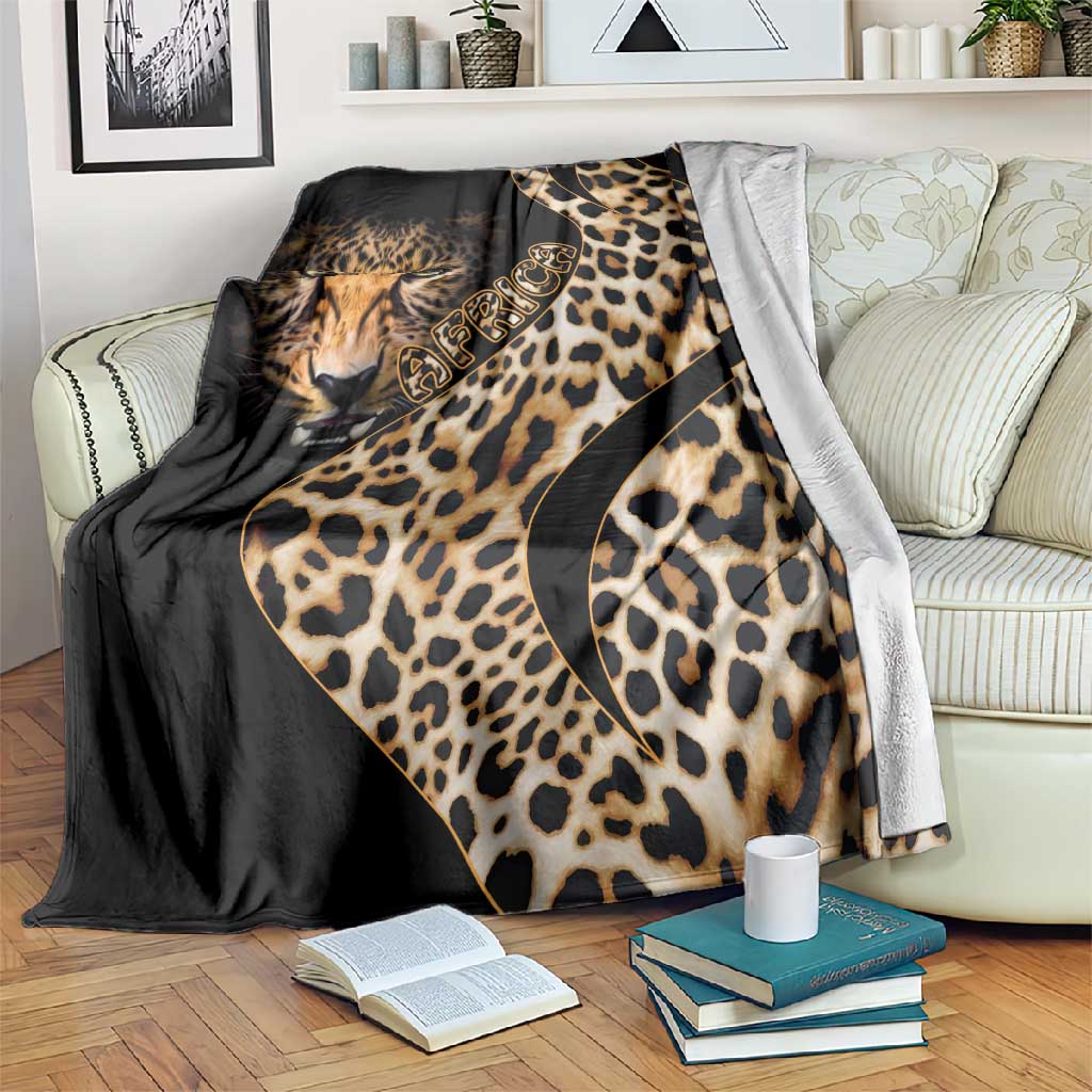Afro Leopard Skin Pattern Blanket Version 01 LT9