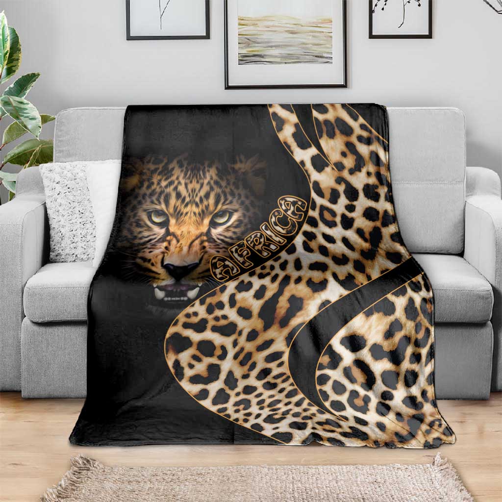 Afro Leopard Skin Pattern Blanket Version 01 LT9