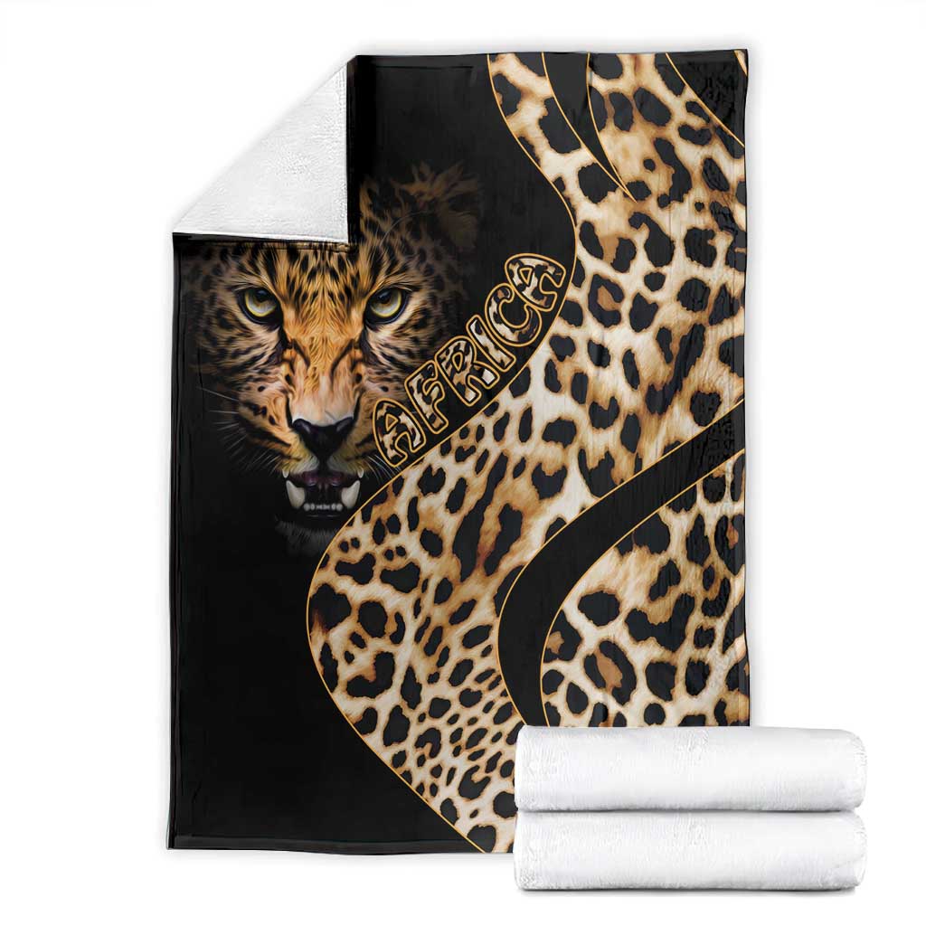 Afro Leopard Skin Pattern Blanket Version 01 LT9