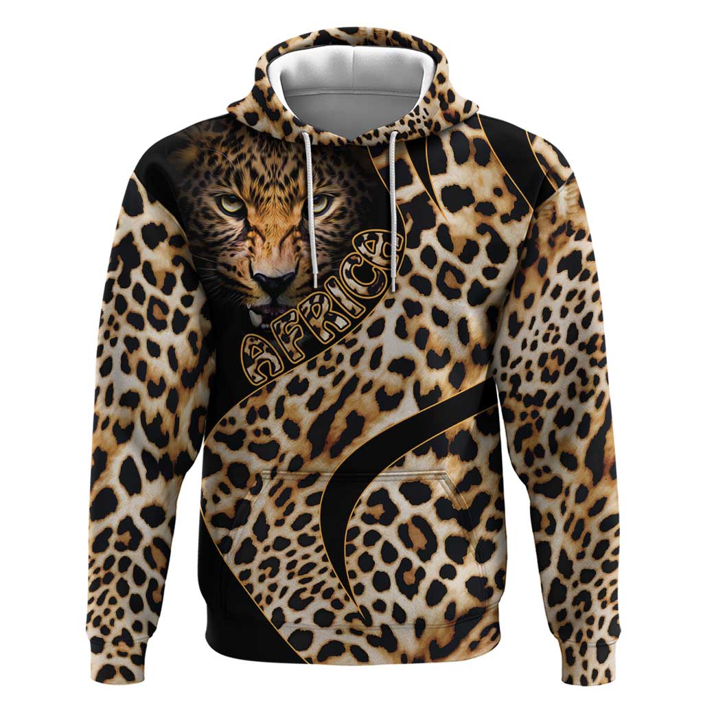Africa Leopard Skin Pattern Hoodie Version 01 LT9