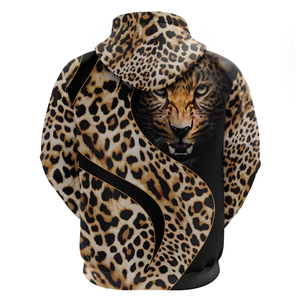 Africa Leopard Skin Pattern Hoodie Version 01 LT9