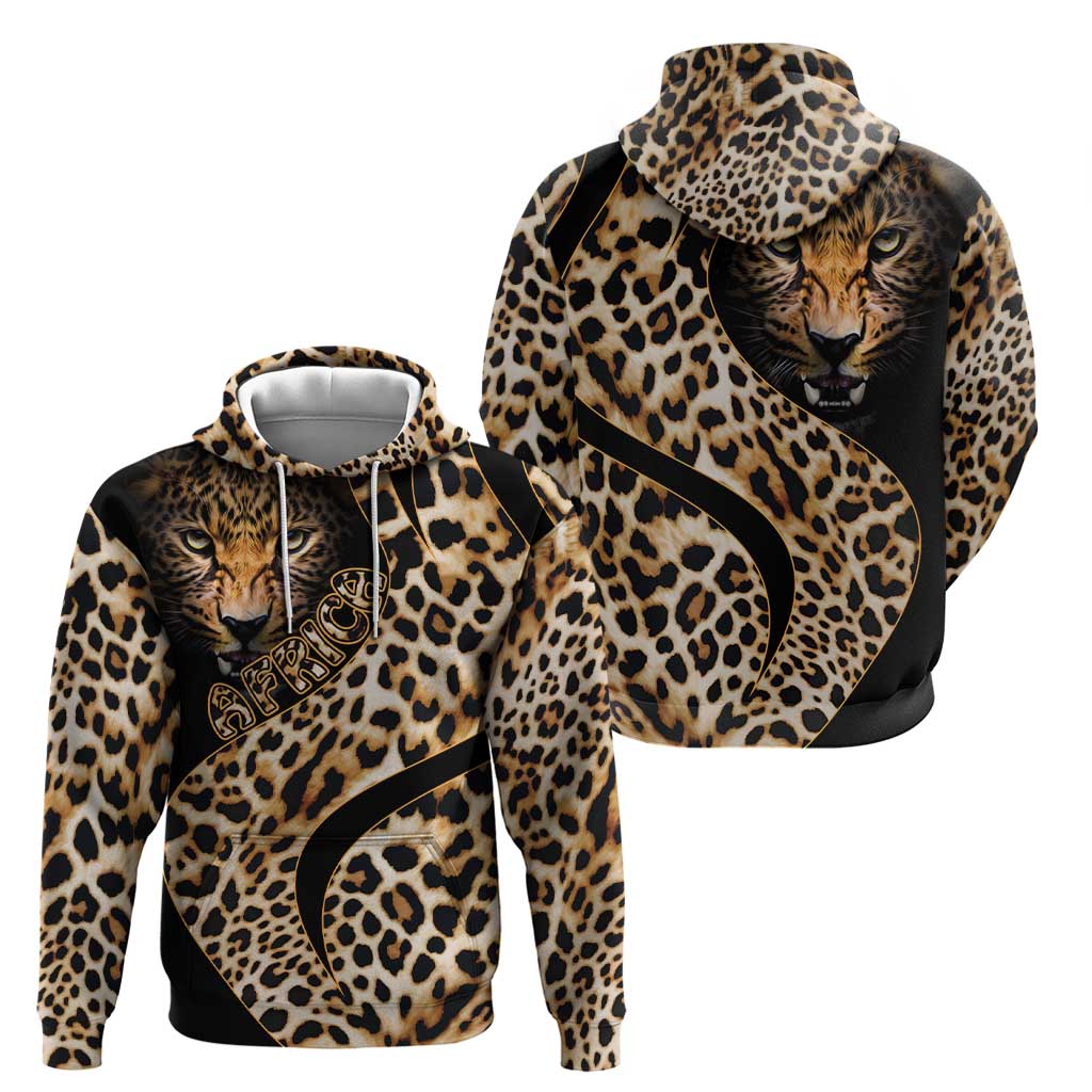 Africa Leopard Skin Pattern Hoodie Version 01 LT9