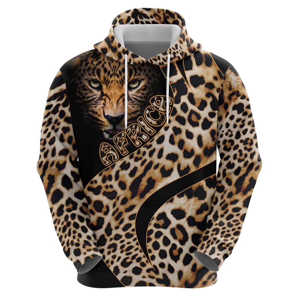 Africa Leopard Skin Pattern Hoodie Version 01 LT9