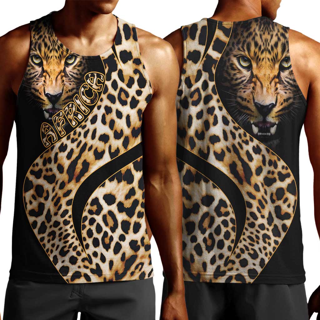 Afro Leopard Skin Pattern Men Tank Top Version 01 LT9