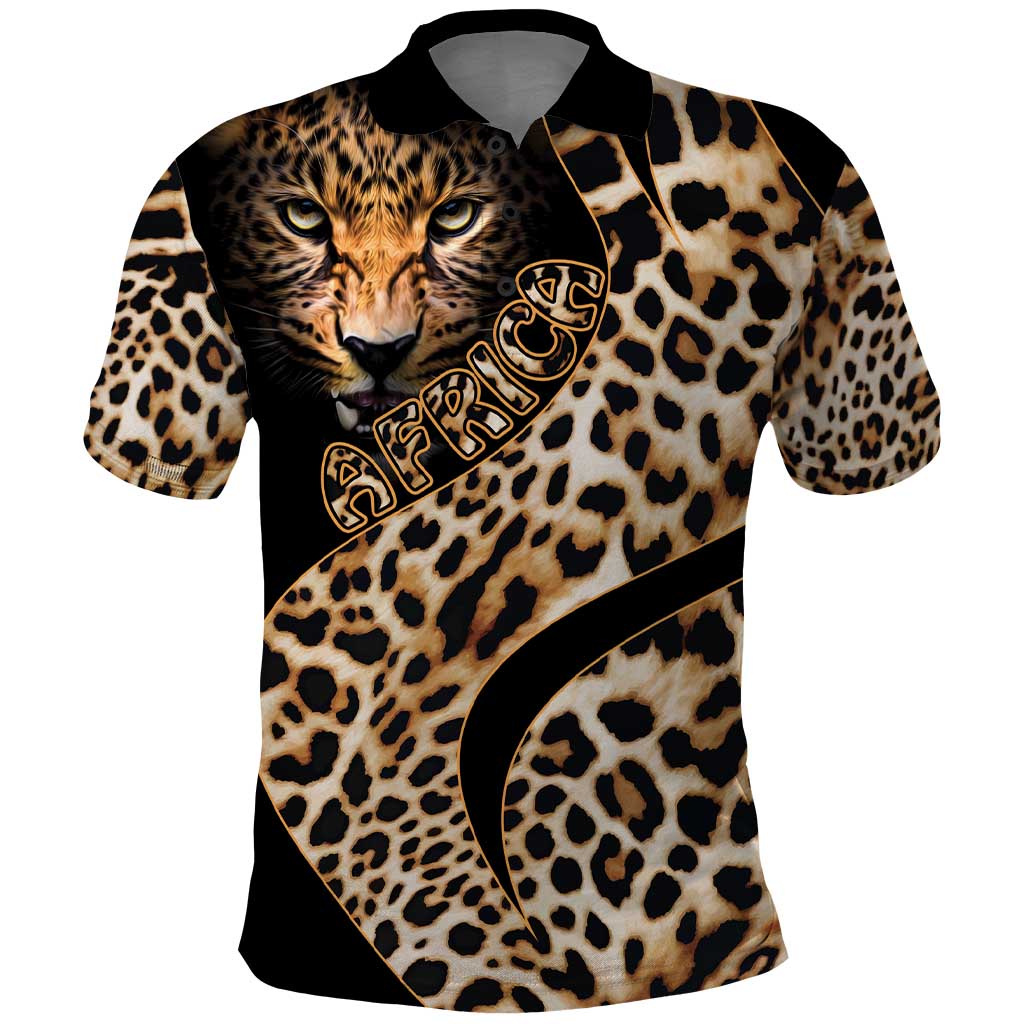 Africa Leopard Skin Pattern Polo Shirt Version 01 LT9