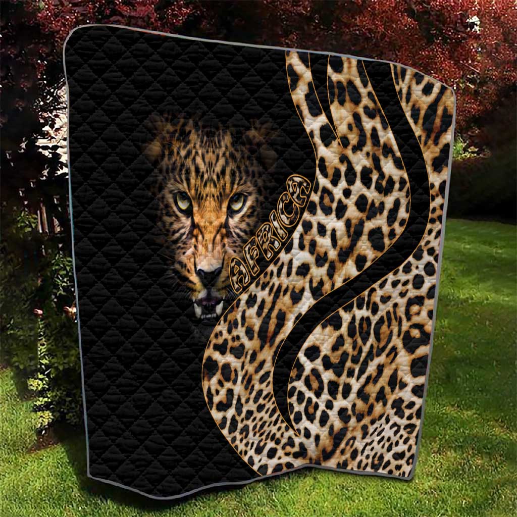 Afro Leopard Skin Pattern Quilt Version 01 LT9