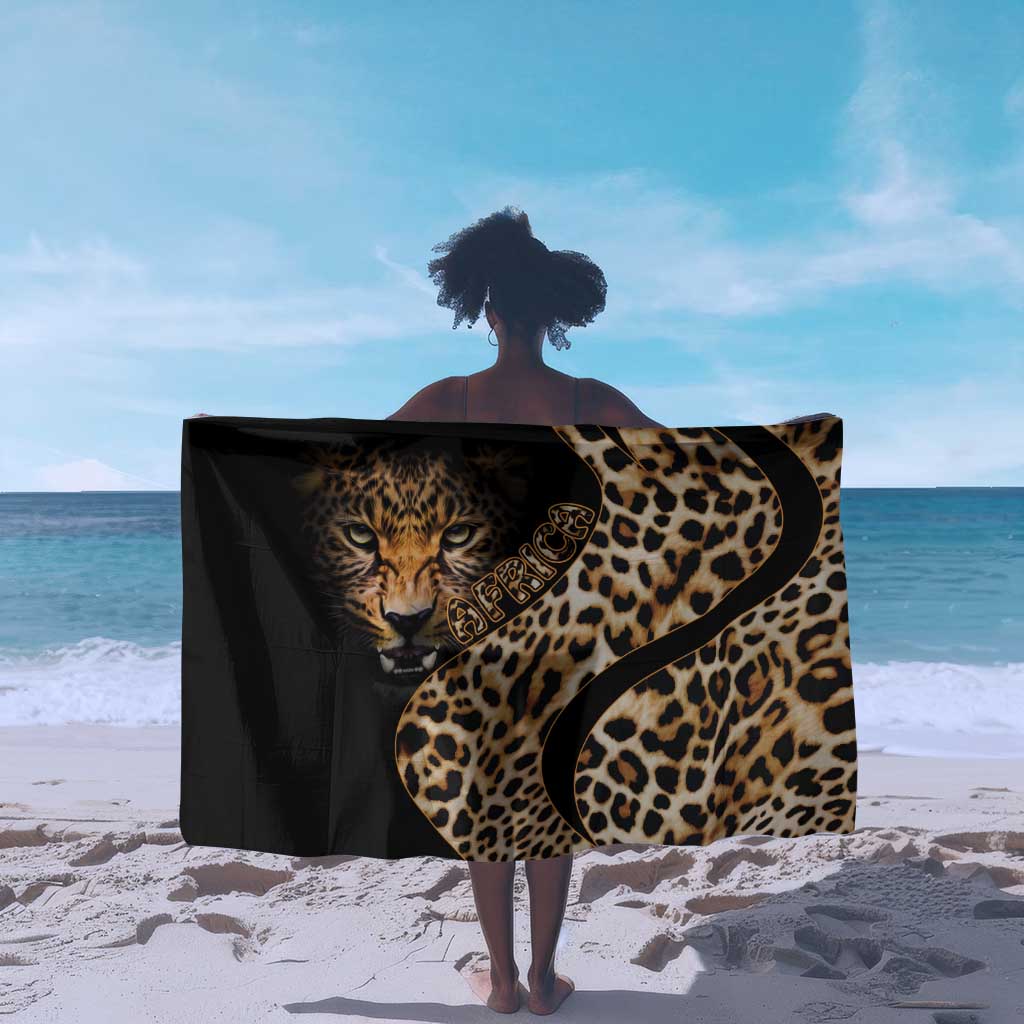 Afro Leopard Skin Pattern Sarong Version 01 LT9