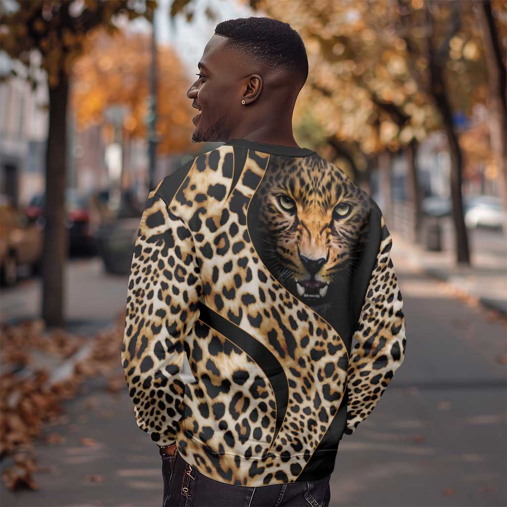 Afro Leopard Skin Pattern Sweatshirt Version 01 LT9