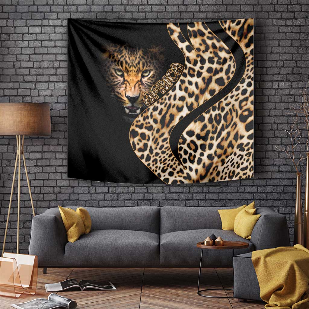 Afro Leopard Skin Pattern Tapestry Version 01 LT9