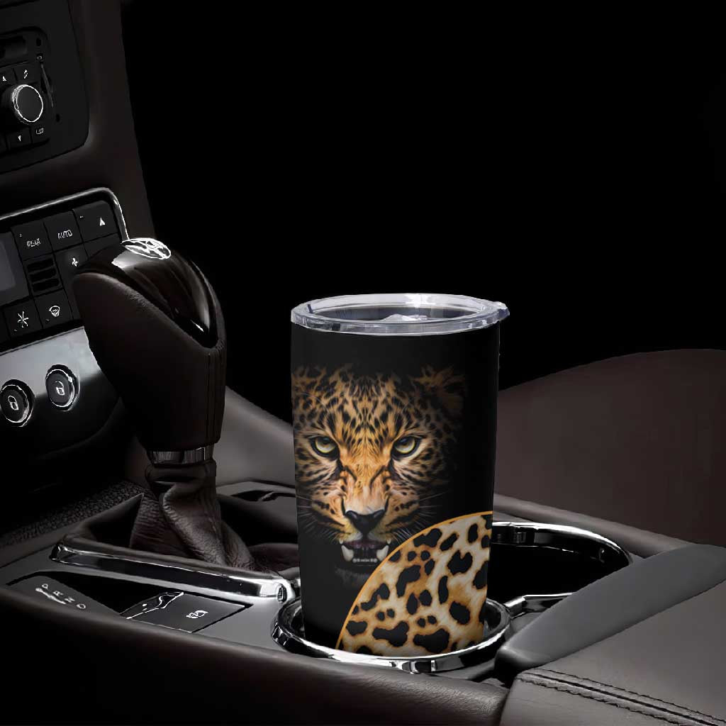 Afro Leopard Skin Pattern Tumbler Cup Version 01 LT9