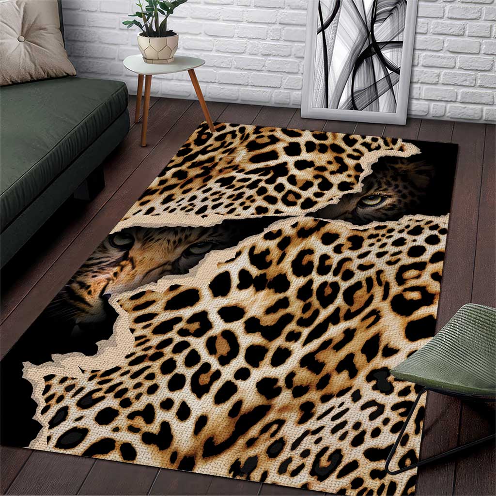 Afro Leopard Skin Pattern Area Rug Version 02 LT9