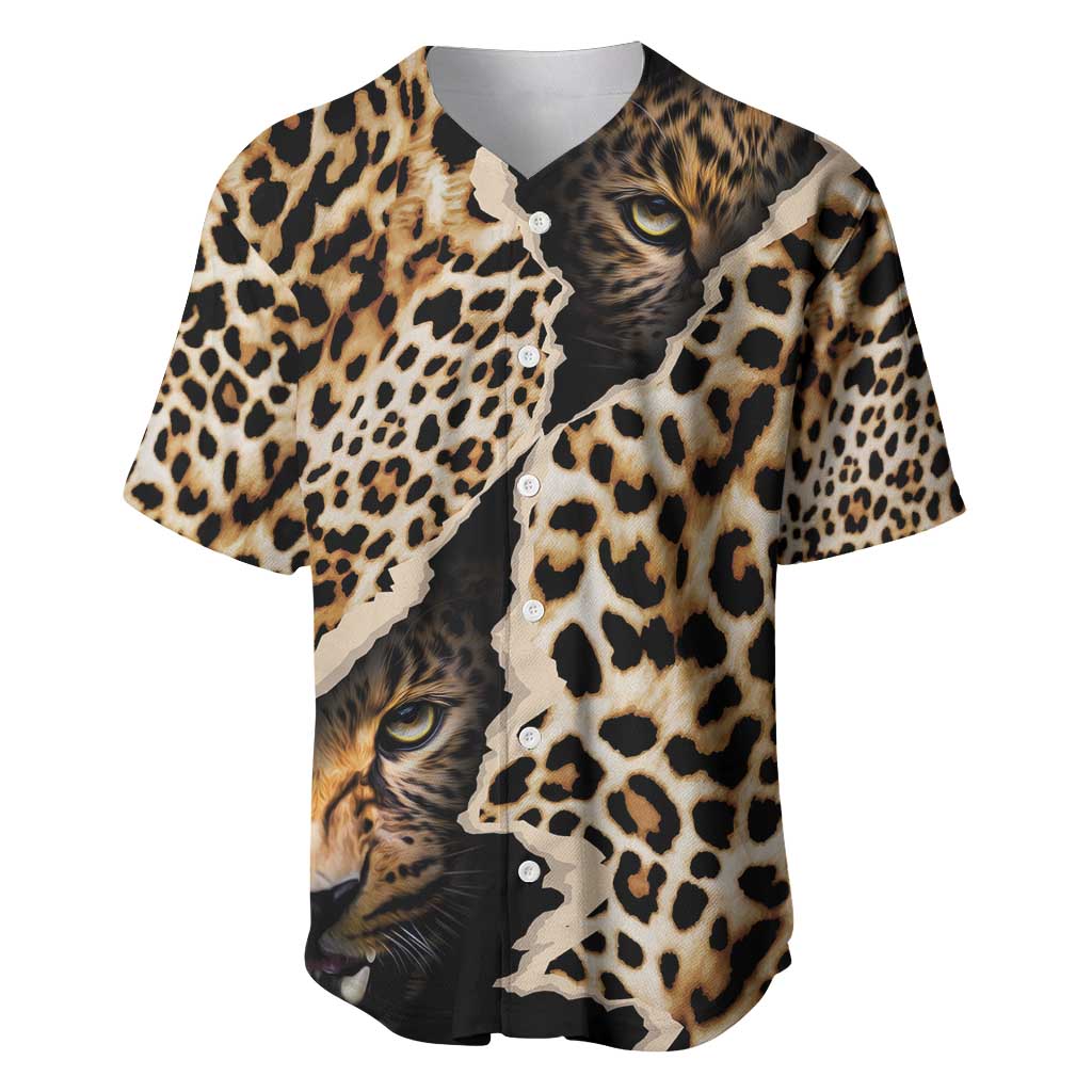 Afro Leopard Skin Pattern Baseball Jersey Version 02 LT9