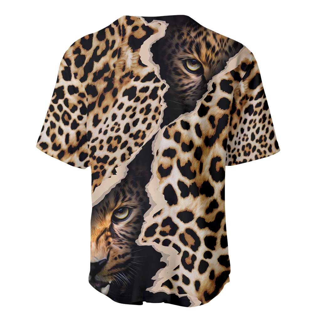 Afro Leopard Skin Pattern Baseball Jersey Version 02 LT9