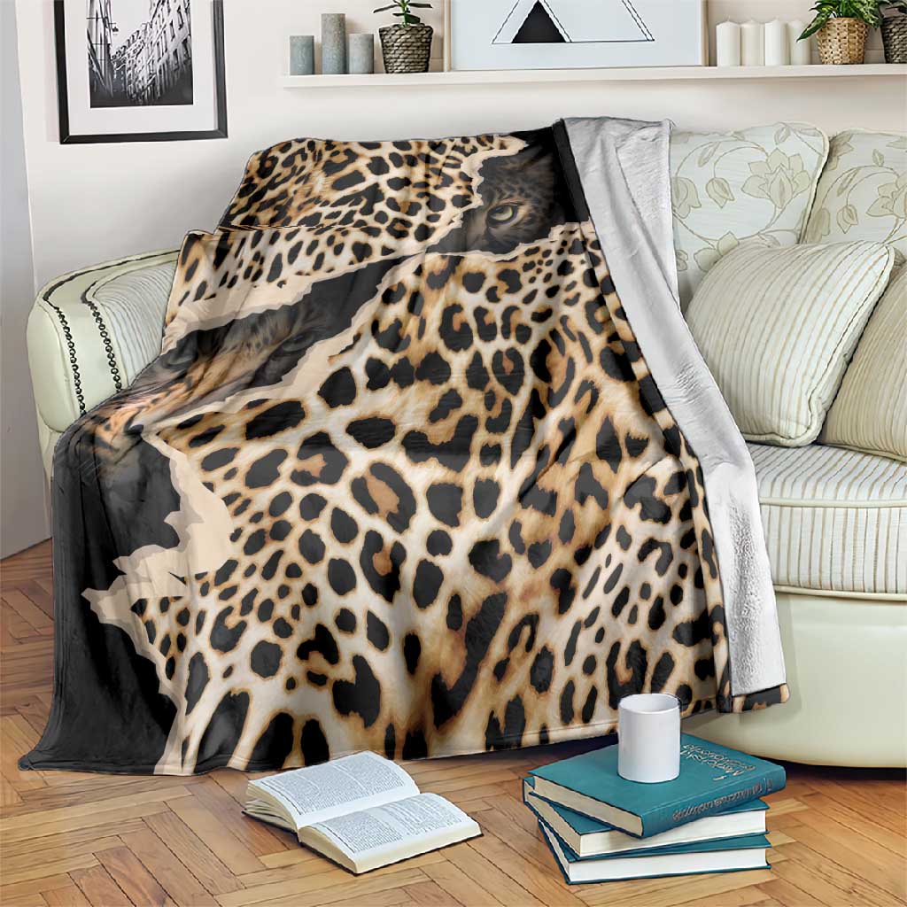 Afro Leopard Skin Pattern Blanket Version 02 LT9