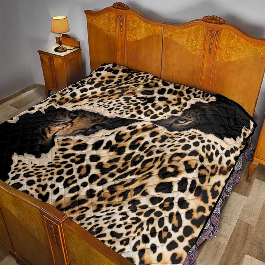 Afro Leopard Skin Pattern Quilt Version 02 LT9
