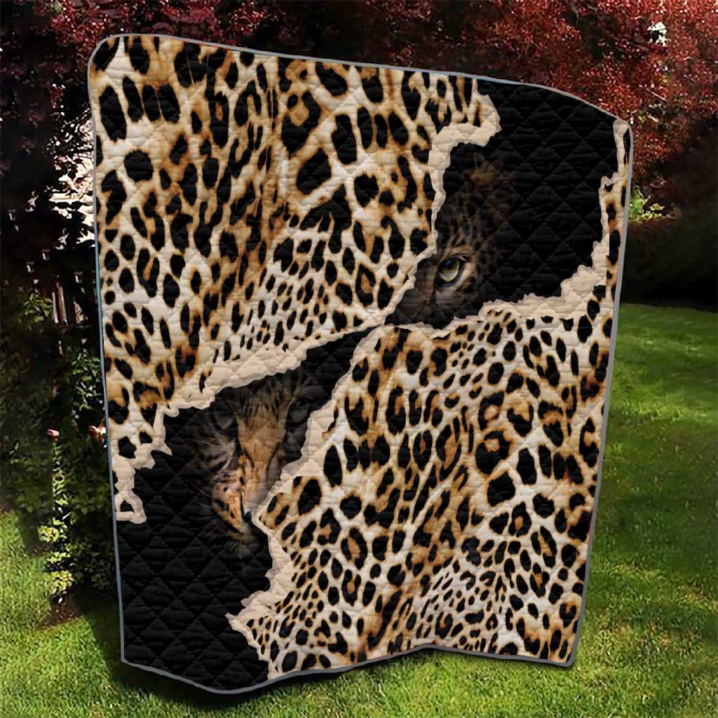 Afro Leopard Skin Pattern Quilt Version 02 LT9