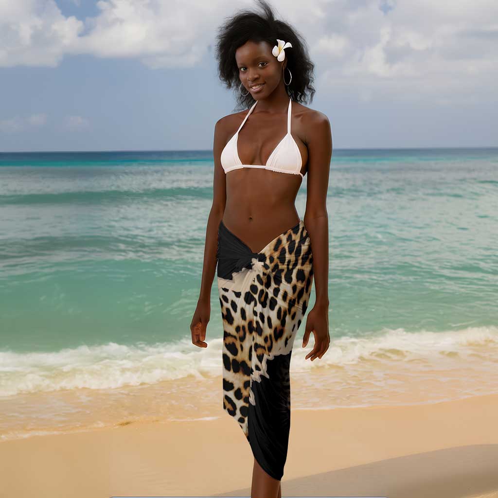 Afro Leopard Skin Pattern Sarong Version 02 LT9
