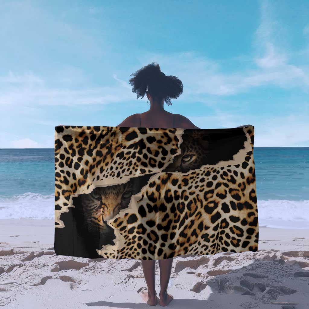 Afro Leopard Skin Pattern Sarong Version 02 LT9