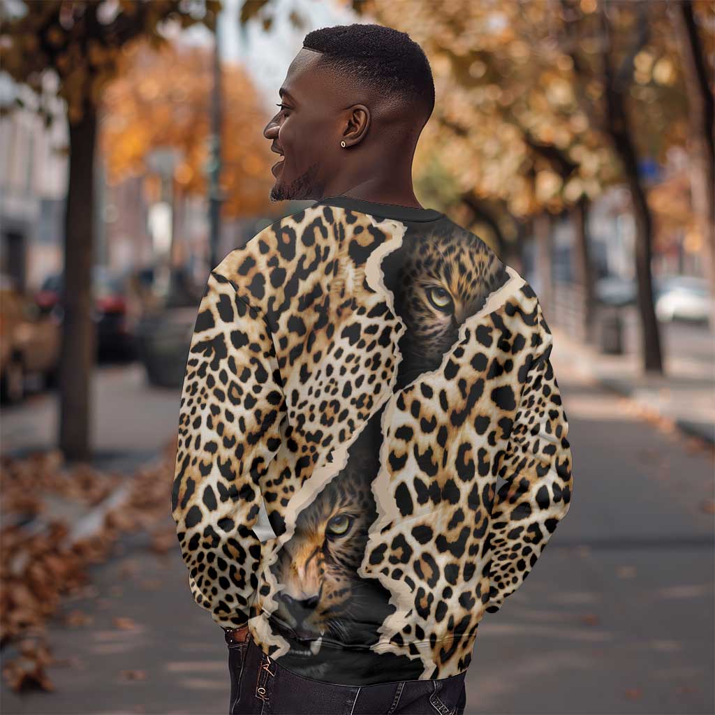 Afro Leopard Skin Pattern Sweatshirt Version 02 LT9