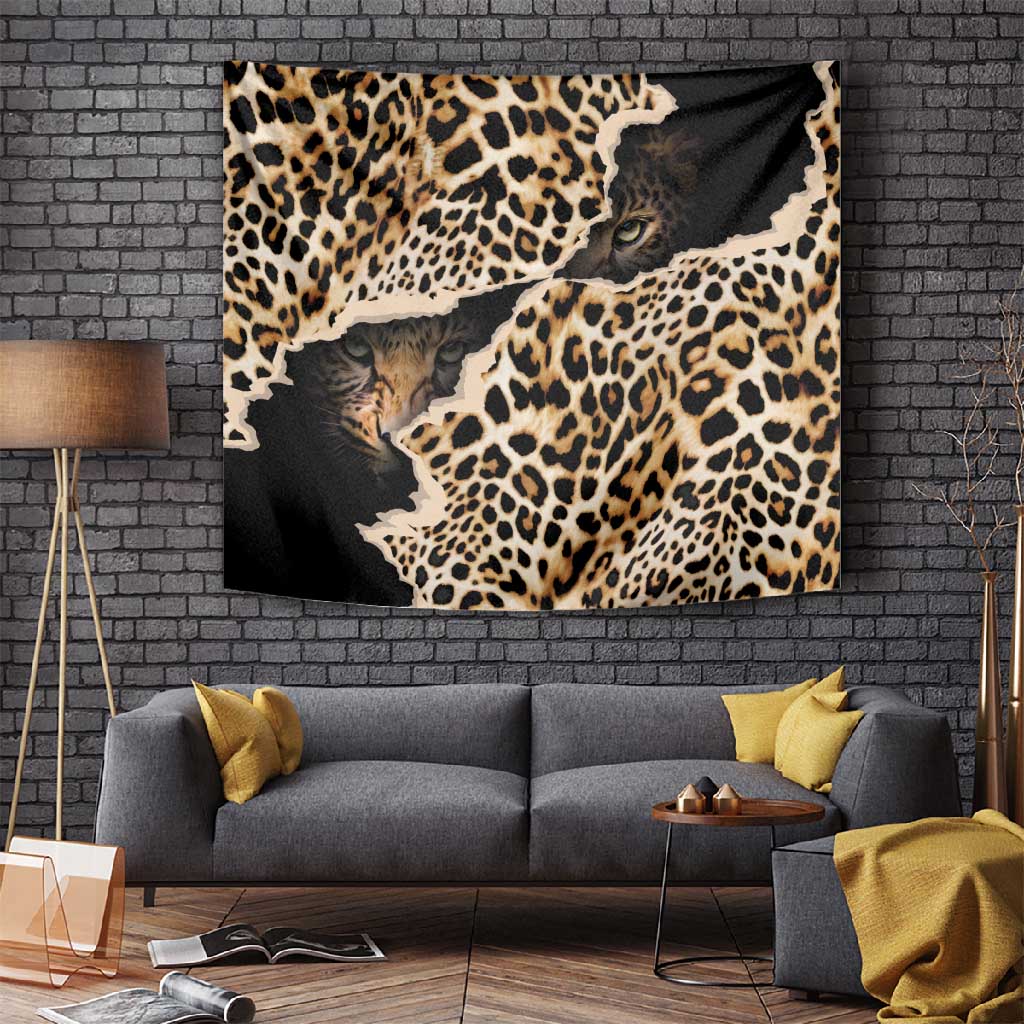 Afro Leopard Skin Pattern Tapestry Version 02 LT9