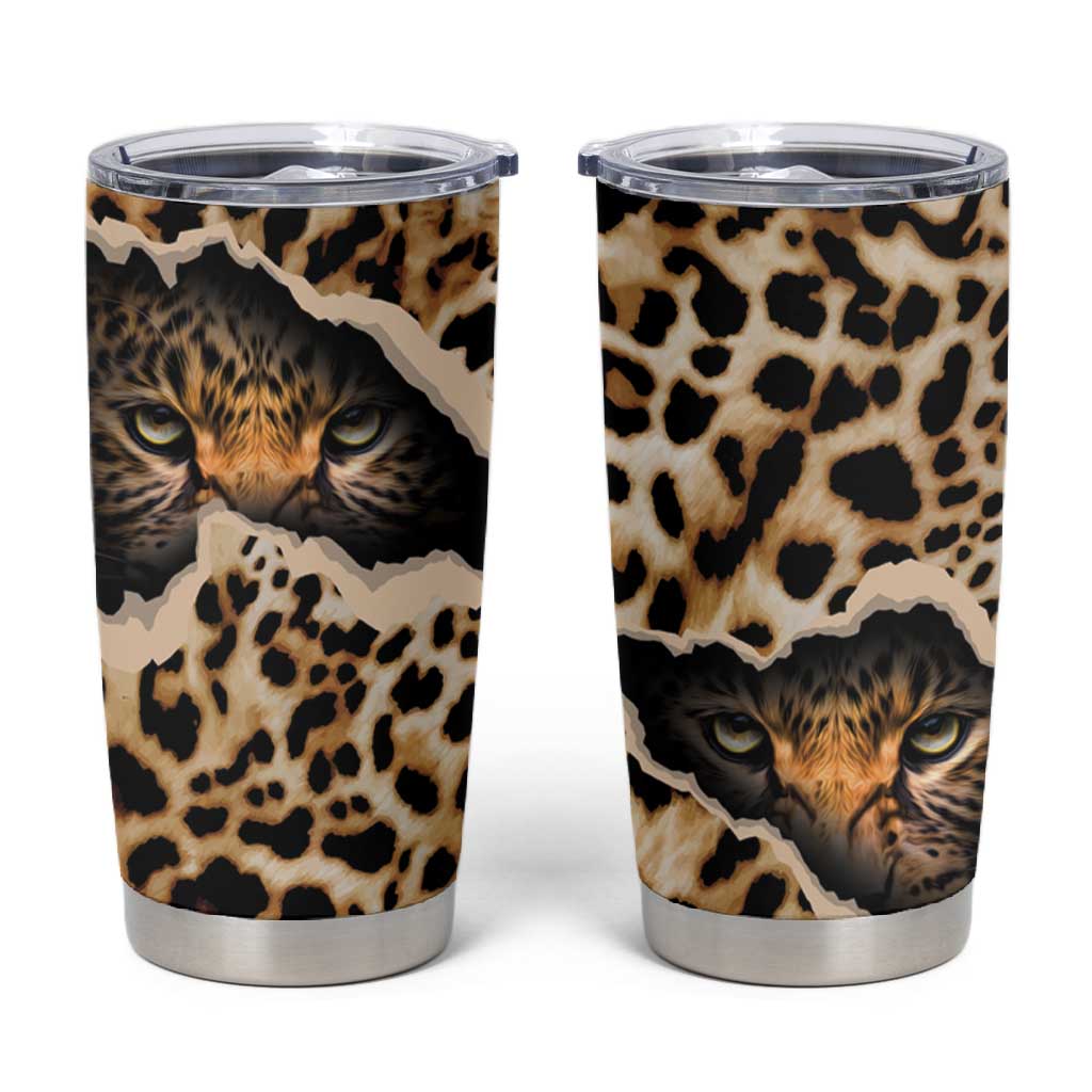 Afro Leopard Skin Pattern Tumbler Cup Version 02 LT9